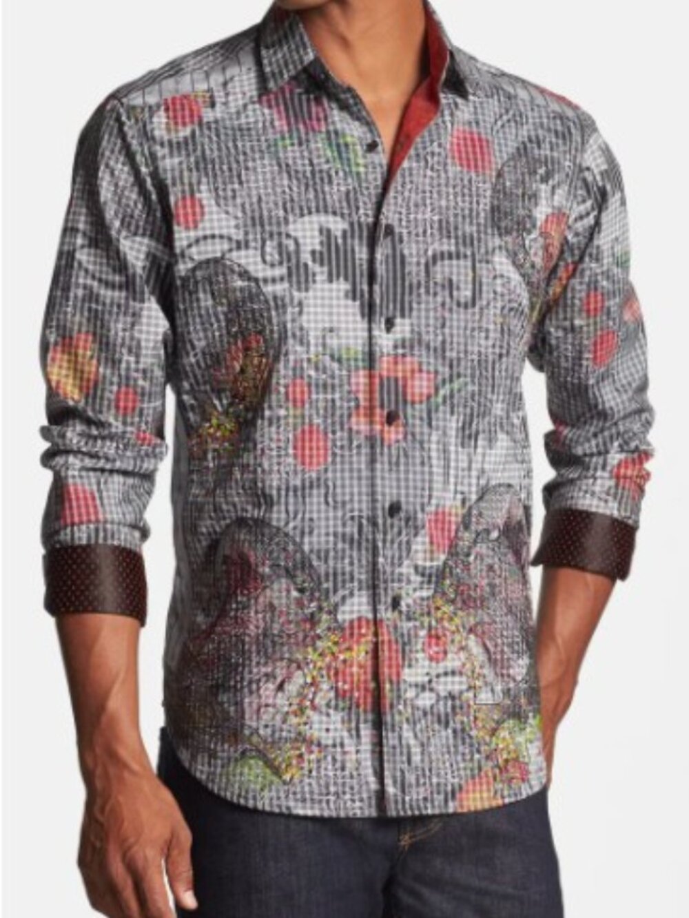 Rare Robert Graham Limited Edition Shirt TEQUILA 500/587 Med NEW Collectors Club